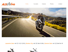 Tablet Screenshot of aloc-bike.ch